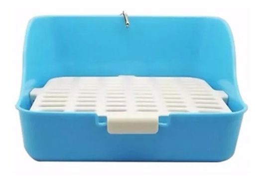 Baño O Letrina Esquinero Cuadrada  Para Mascotas Pequeñas - Imagen 2