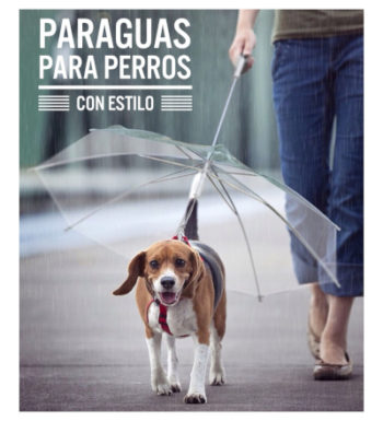Paraguas Con Correa Para Perros #Wq4508C - Imagen 2