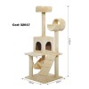 Rascador Con Casa Y Hamaca Para Gatos 3207