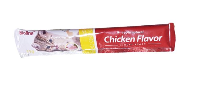 Snack Líquido Sabor Chicken 15G Bioline