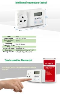 Termostato Controlador Temperatura Nomoy Digital #Nmm-01 - Imagen 2