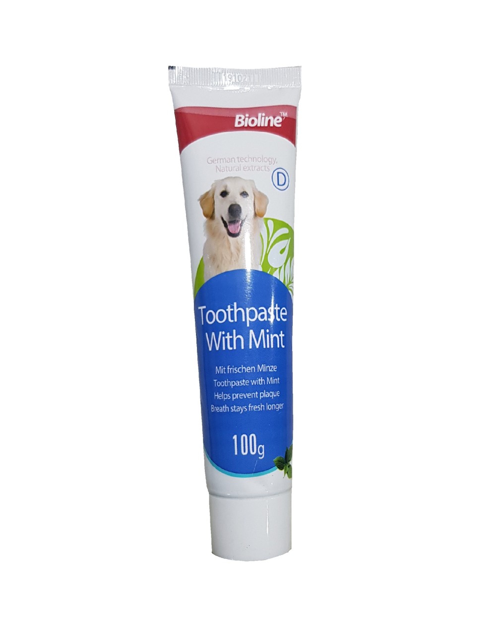 Pasta Dental Para Perros Sabor Menta Bioline #2092
