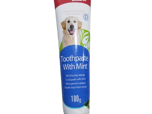 Pasta Dental Para Perros Sabor Menta Bioline