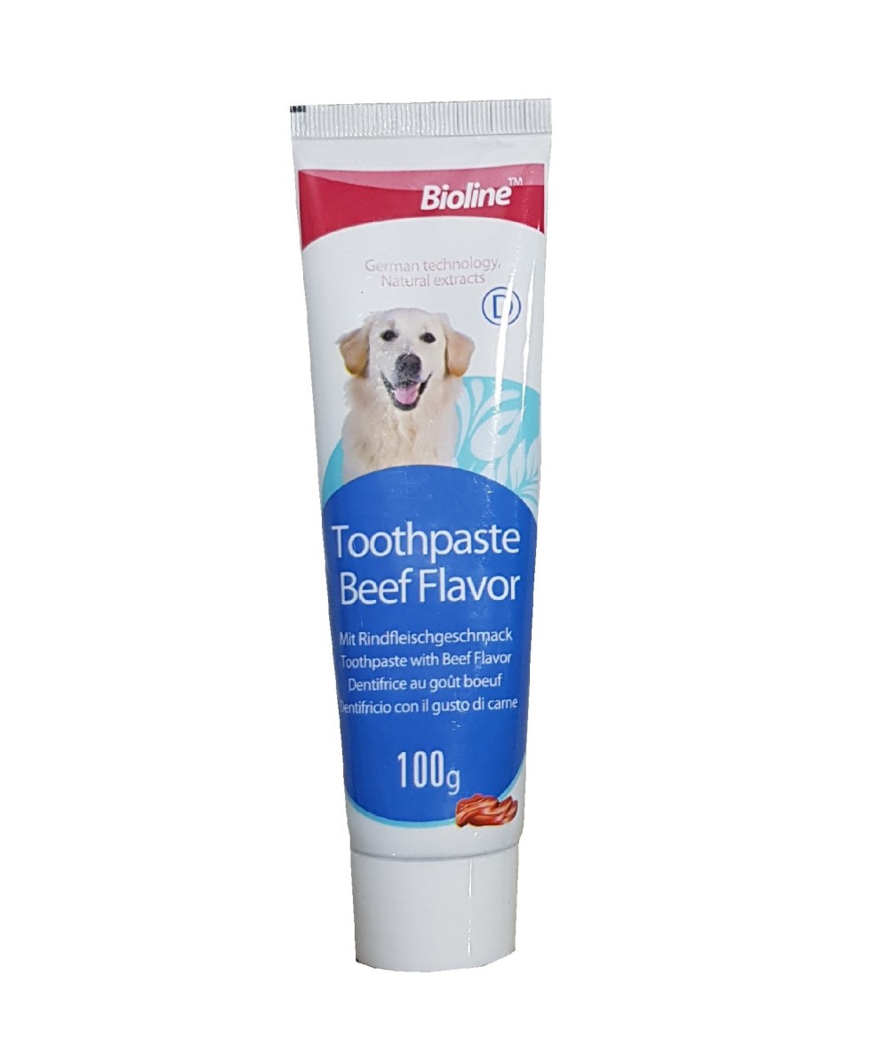 Pasta Dental Para Perros Sabor Carne Bioline #2018