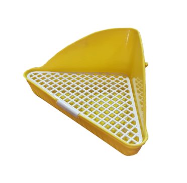 Baño O Letrina Esquinero Triangular  Para Mascotas Pequeñas