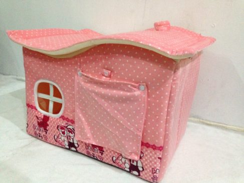 Casa De Tela Pelo Corto Acolchada - Imagen 2