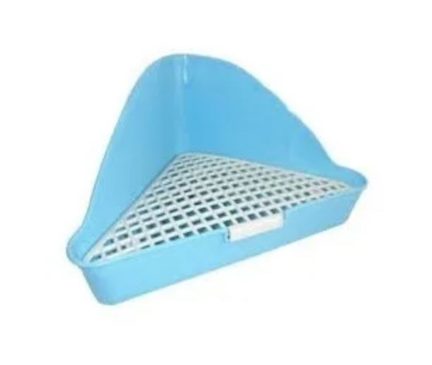 Baño O Letrina Esquinero Triangular  Para Mascotas Pequeñas - Imagen 2