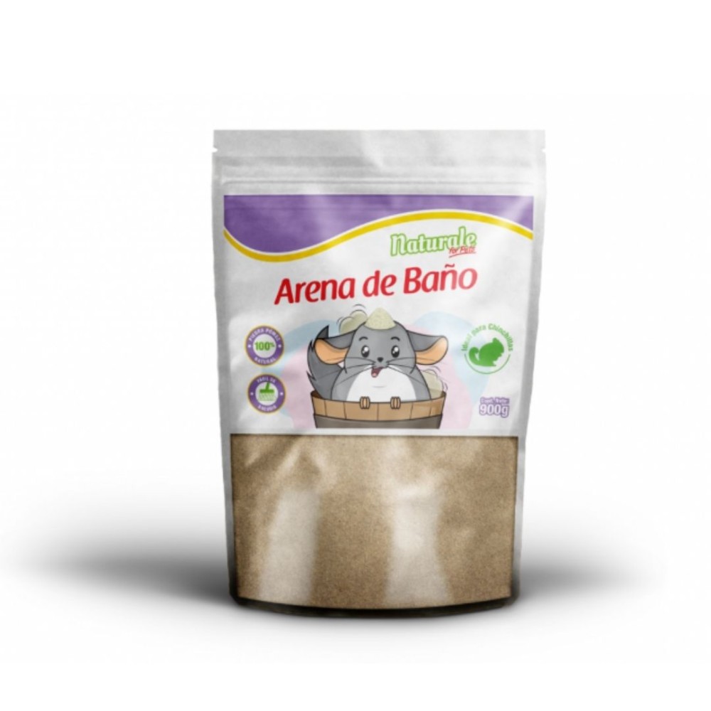 Arena De Baño Naturale Para Chinchilla 900Gr #Nfp5183