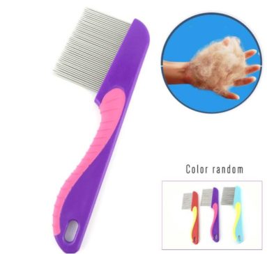 Peine De Acero Inoxidable Saca Pulgas - Imagen 3