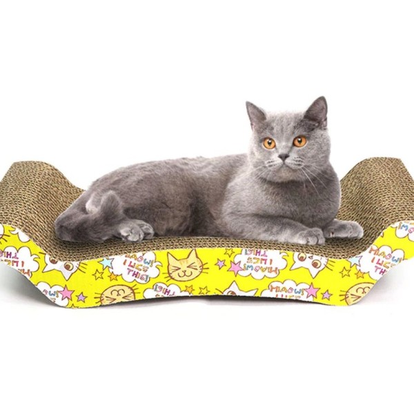 Rascador Cartón Tipo Trono Con Catnip #LVL115