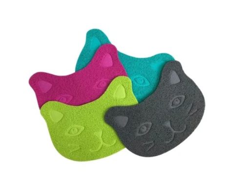 Alfombra Baño Sanitario Para Arenero Cara De Gato