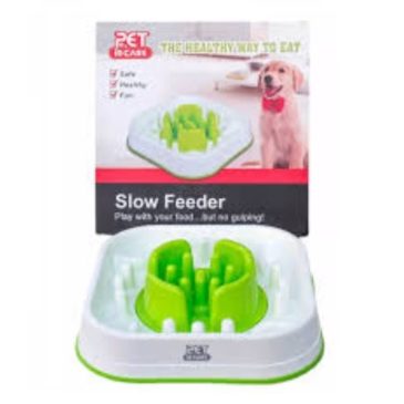 Plato Alimentación Lenta Perros Y Gatos Cuadrado - Imagen 2