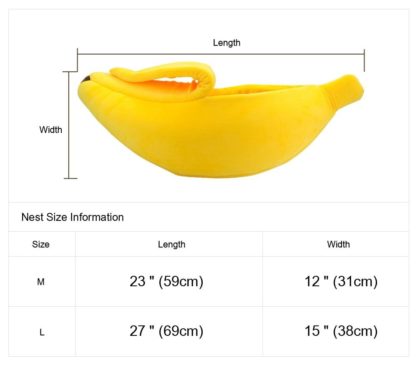 Cama De Banana Para Mascotas #17515-L - Imagen 4