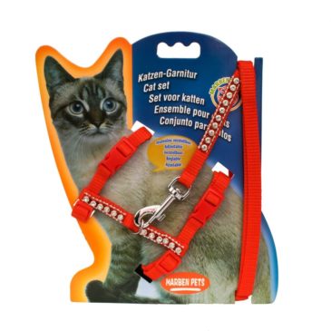 Arnés Ajustable Para Gato Con Brillos FYN #154409