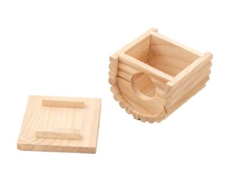 Casa De Madera Para Hamster #Rj114 - Imagen 3