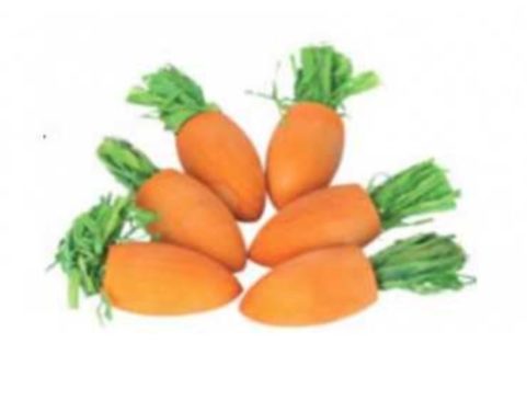 6 Zanahorias De Madera - Imagen 2