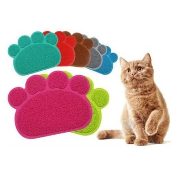 Alfombra DE Arenero De Gato Forma Pata #18982