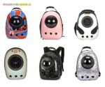 Mochila Transportadora Tipo Astronauta Para Mascotas
