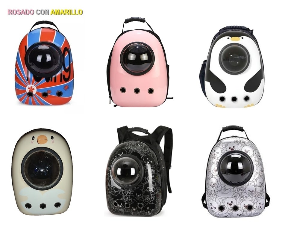 MOCHILA ASTRONAUTA D8 Mochila Transportadora Tipo Astronauta Para Mascotas - Imagen 1