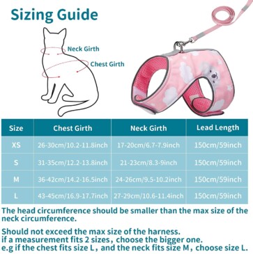 Arnés Para Gato Diseño Talla Xs #Fb857 - Imagen 2