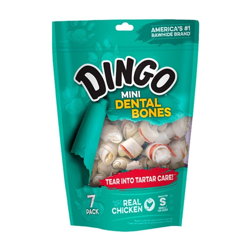 Dingo Dental Mini Bones 7Un #Dn-99175Lar