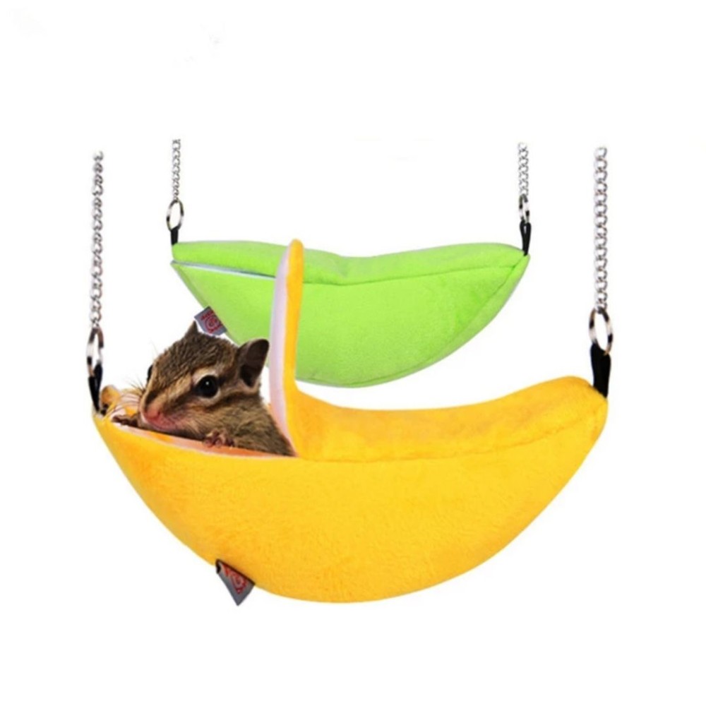 Cama Banana Para Roedores Pequeños #Lvl479