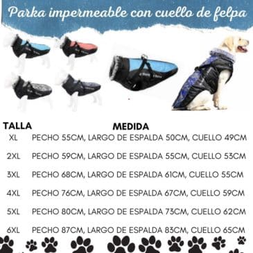 Parka Para Perro Grande #683-3Xl - Imagen 3