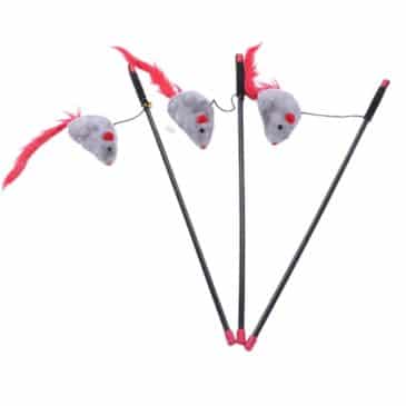 Varilla Con Ratón Con Plumas - Imagen 2