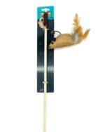 Varilla Con Ratón Con Plumas