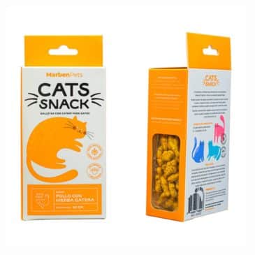 Cats Snack Galletas Pollo Con Hierba Gatera 80 Gr #Ck1023