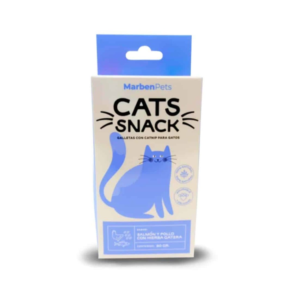 Cats Snack Salmón Y Pollo Con Hierba Gatera 80 Gr