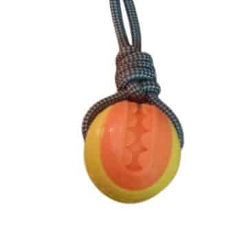 Juguete Warrior Bola Con Cuerda Para Perros #Px0911 MBN - Imagen 2