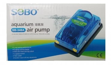 Bomba Aire Sobo 2X4 L/Min 2 Salidas Peces #Sb-348A