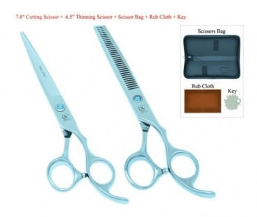 Set 2 Piezas Tijeras Profesional Meisha