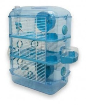 Jaula Acrilica Para Hamster De 3 Pisos - Imagen 2