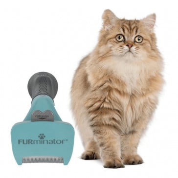 Cepillo Furminator Gato Y Conejo Pelo Largo