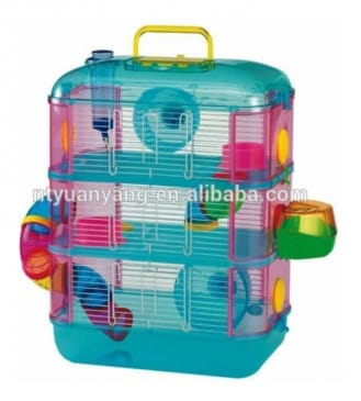 Jaula Acrilica Para Hamster De 3 Pisos