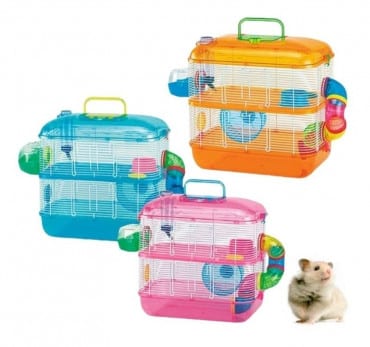 Jaula Acrilica Para Hamster De 2 Pisos MBN #yb075-1 - Imagen 2