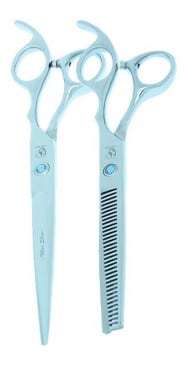 Set 2 Piezas Tijeras Profesional Meisha - Imagen 5