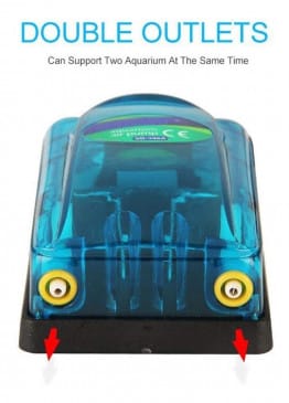 Bomba Aire Sobo 2X4 L/Min 2 Salidas Peces #Sb-348A - Imagen 2