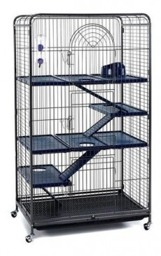 Jaula Huron Gran Ferret 5 Niveles Plásticos #D801 MBN - Imagen 2
