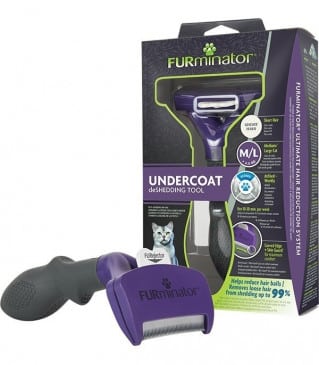 Cepillo Furminator Gatos Med Y Gran De Pelo Corto