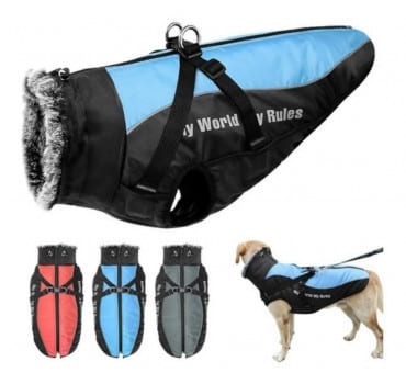 Parka Para Perro Grande #683-6xl M BN - Imagen 3