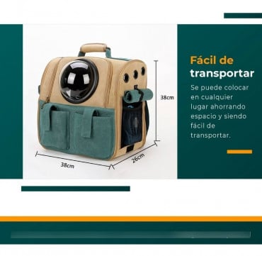 Mochila Transportadora De Mascotas MBN #1868 - Imagen 5