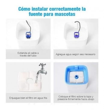 Fuente Flor De Agua Para Perros Y Gatos MBN #Dr‐113 - Imagen 5