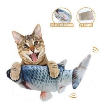 Pez De Juguete Con Movimiento Y Cat Nip - Imagen 2