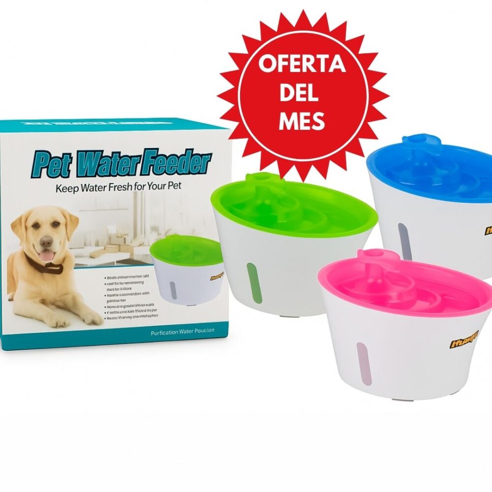 Fuente De Agua Mango Para Perros Y Gatos Espiral #Mf-897 MBN