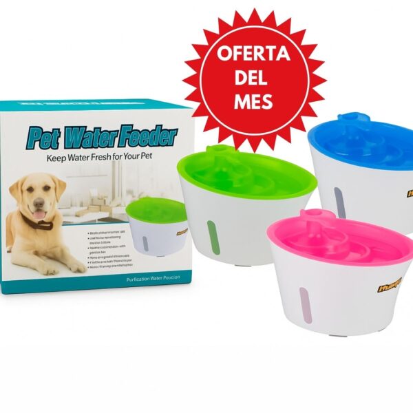 Fuente De Agua Mango Para Perros Y Gatos Espiral #Mf-897 MBN