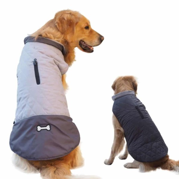 PARKA REVERSIBLE PARA PERRO GRANDE 2XL #B1916-2XL