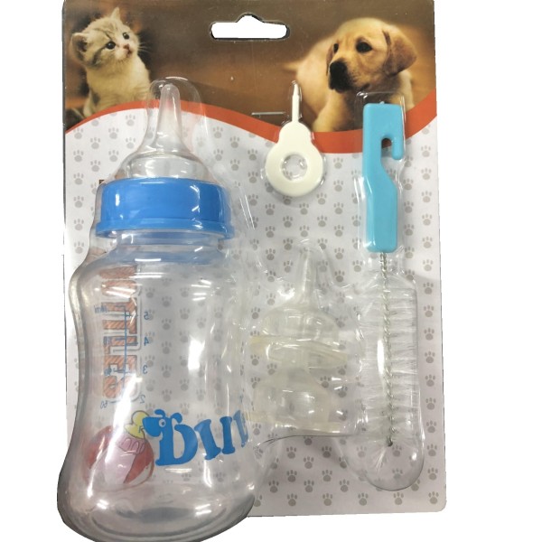 Mamadera Para Cachorros 150 Ml Con Limpiador #11086 FYN